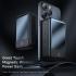 Mcdodo MC-5021 Magnetic Battery Pack 20000mAh, Magnetic Power Bank 20W PD Fast Charging, Portable Charger Power Bank 15W Wireless Fast Charging - Black
